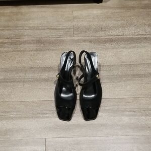DAPAI SHOW Elegant Black Slingback Heels